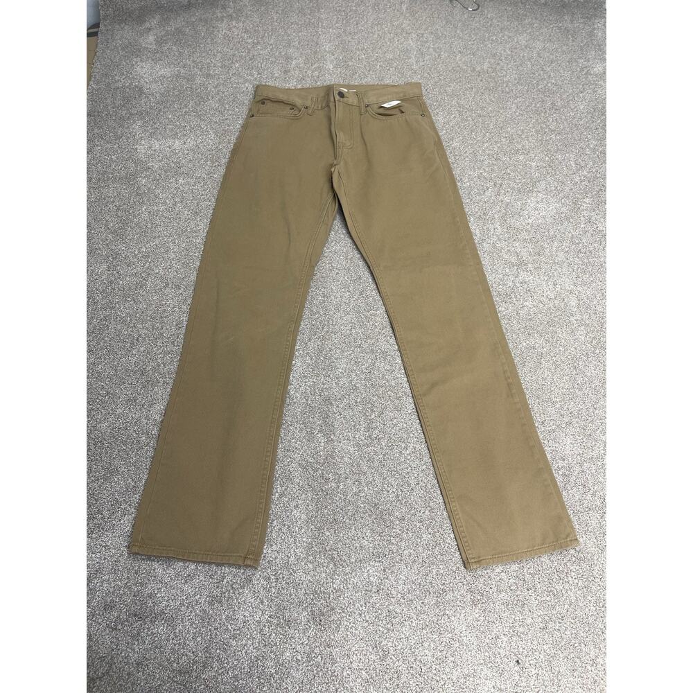 NWT Earth Tones Workwear Straight Classic five-pocket Pants Mens 31x34 Khaki Tan
